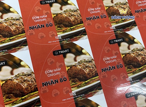 In tem nhãn dán là cách để sản phẩm trở nên chuyên nghiệp hơn trong mắt khách hàng