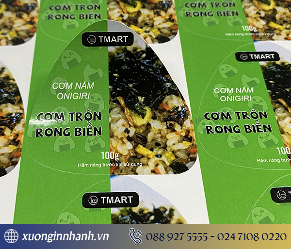 Mẫu tem nhãn sản phẩm