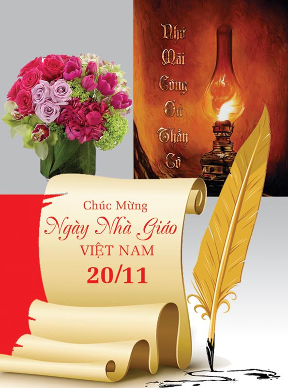 Thiệp chúc mừng 20 tháng 11
