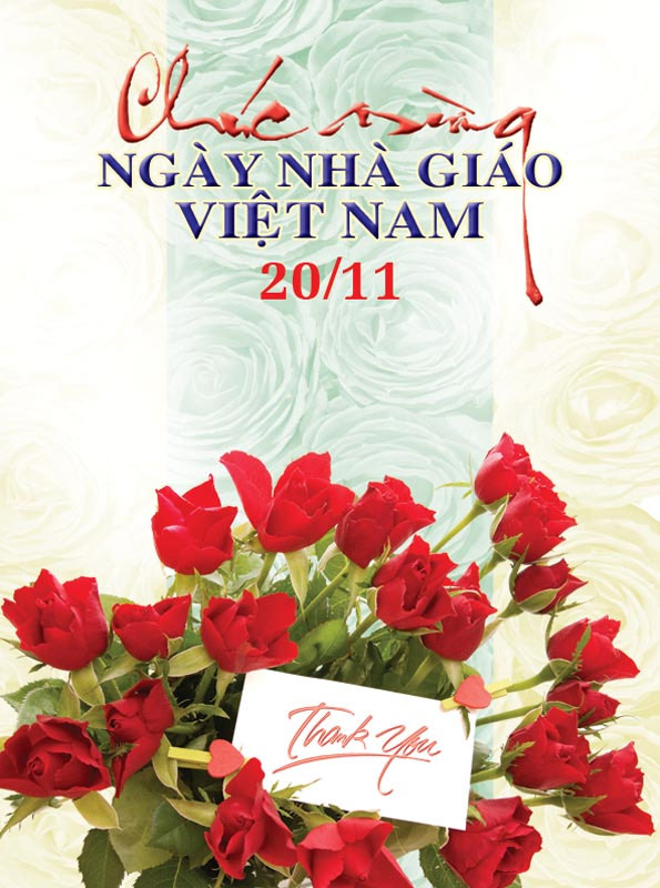 Thiệp chúc mừng 20 tháng 11