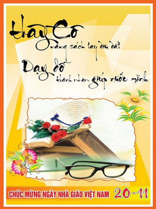 Mẫu thiệp 20 tháng 11