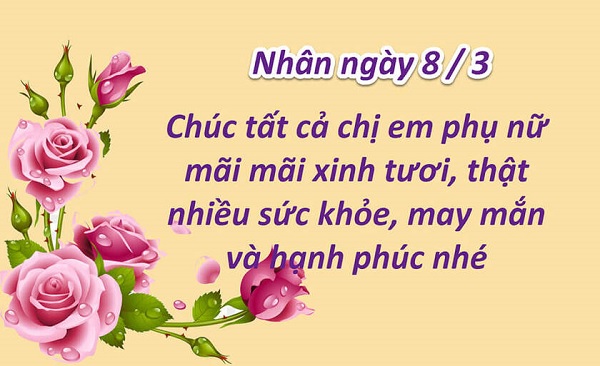 Mẫu thiệp 8/3