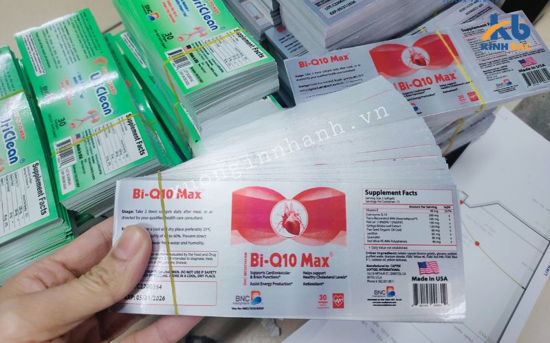 Một số mẫu decal tem dán chai nhựa chất lượng