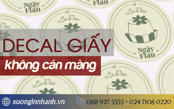 Decal giấy không cán màng có phải là một lựa chọn tốt cho các doanh nghiệp nhỏ?