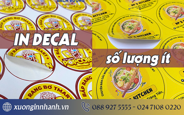 In decal số lượng ít đem lại lợi ích cho doanh nghiệp ra sao?