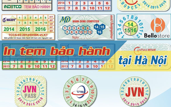 In tem bảo hành tại Hà Nội: Những mẹo vàng dành cho doanh nghiệp