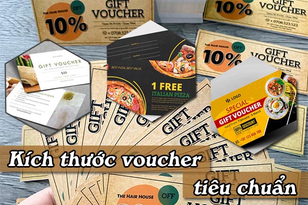 Kích thước voucher tiêu chuẩn trong thiết kế và in ấn