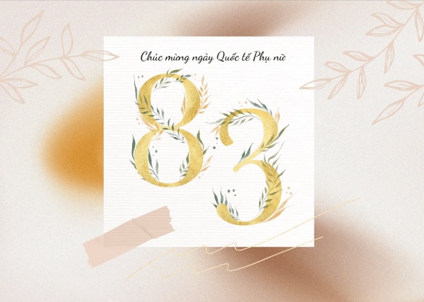 Tổng hợp những mẫu thiệp chúc mừng 8-3 đẹp nhất
