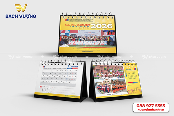 In lịch để bàn giá rẻ